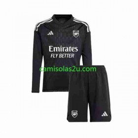 Camisolas de futebol Arsenal Guarda Redes Criança Equipamento Principal 2023/24 Manga Comprida